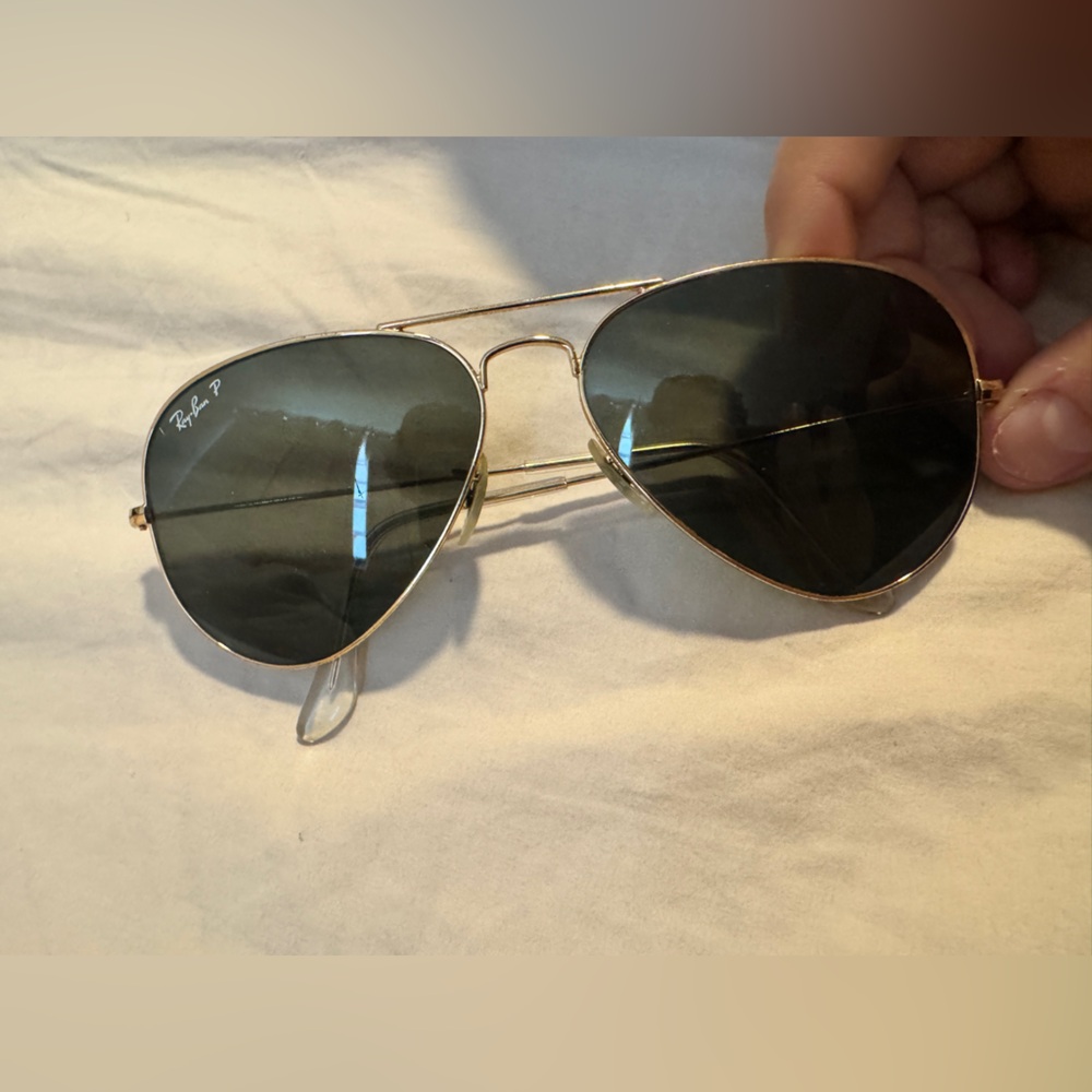 Ray-Ban POLARIZED Aviator LARGE Sunglasses